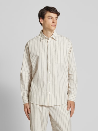 Redefined Rebel Regular Fit Freizeithemd mit Kentkragen Modell 'STEPHEN' Beige 4