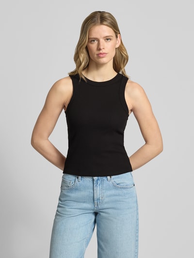 Topshop Tanktop in Ripp-Optik Modell 'MARY' Black 4