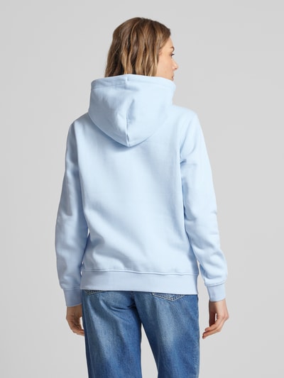 Tommy Jeans Regular fit hoodie met labelstitching Blauw - 5