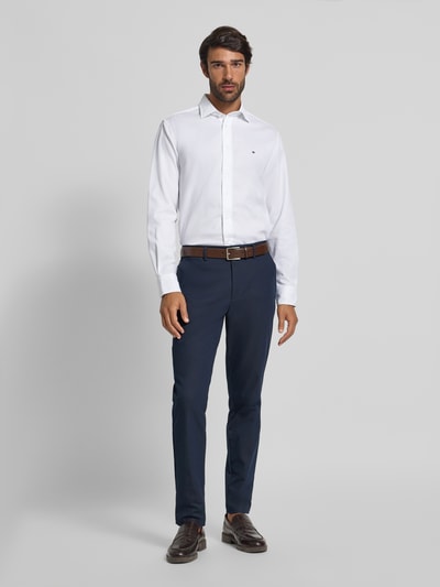 Tommy Hilfiger Regular fit zakelijk overhemd van katoenmix Wit - 1
