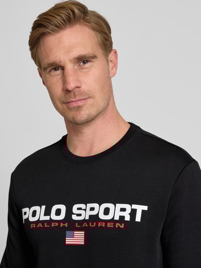 Polo Ralph Lauren Sweatshirt mit Label-Print Black 3