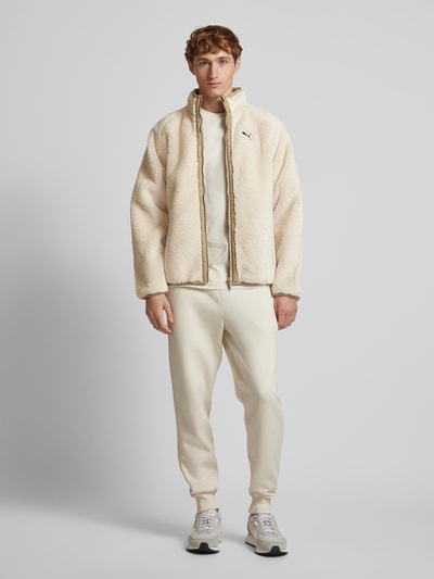 PUMA PERFORMANCE Sherpa jacket met logostitching Offwhite - 1