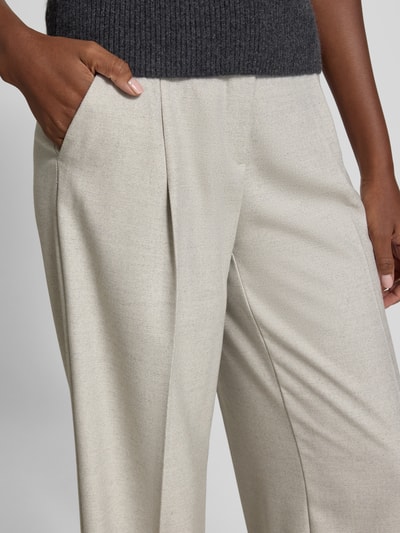 OPUS PANTS Stoffen broek met persplooien, model 'Moira Soul' Lichtgrijs - 3