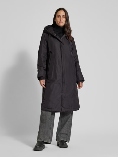 Marc O'Polo Regular fit parka met capuchon van polyester-twill Zwart - 4