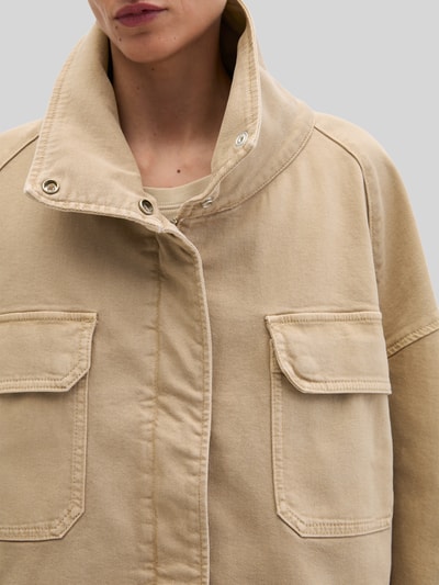 Marc O'Polo relaxed fit jeansjack van katoenmix Beige - 3