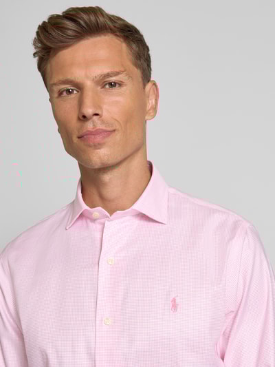 Polo Ralph Lauren Koszula biznesowa o kroju regular fit z kołnierzykiem typu kent Różowawy 3