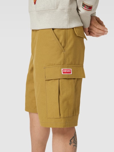 Kenzo Shorts mit Label-Detail Camel 3