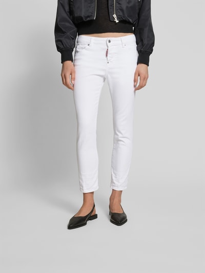 Dsquared2 Slim Fit Jeans mit Label-Detail Weiss 4