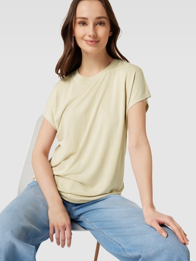 Jake*s Collection T-Shirt mit Kappärmeln Beige 3