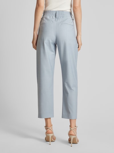 Drykorn Straight leg pantalon met bandplooien, model 'DISPATCH' Bleu gemêleerd - 5