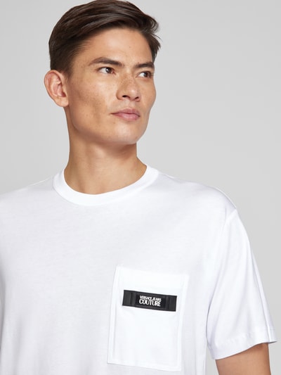 Versace Jeans Couture T-shirt z okrągłym dekoltem Biały 3