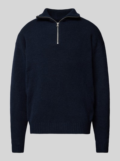 Jack & Jones Troyer mit gerippten Abschlüssen Modell 'OLLIE' Marine 2