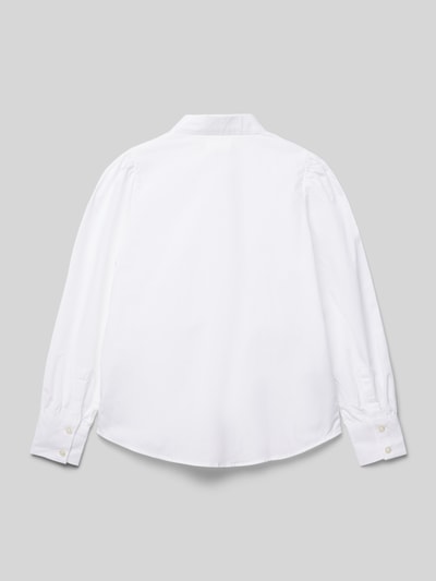 Mango Bluse aus reiner Baumwolle Modell 'CORA' Weiss 3