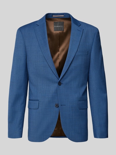 bugatti 2-knoops colbert met reverskraag Blauw - 1