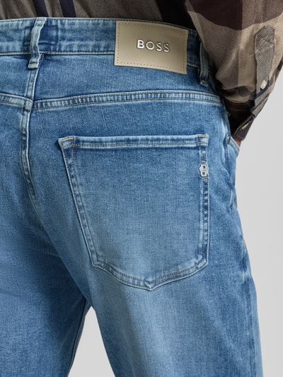 BOSS Regular fit jeans van katoenmix, model 'RE.MAINE' Lichtblauw - 3