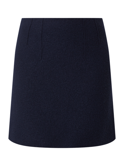 Marc O'Polo Minirok van scheerwol  Marineblauw - 2