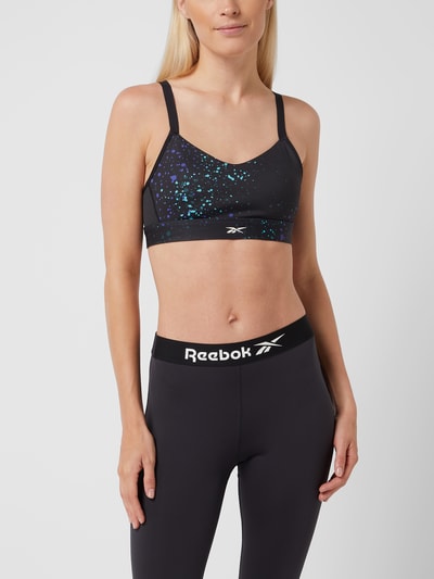 Reebok Active Bustier mit wattierten Cups Schwarz 4