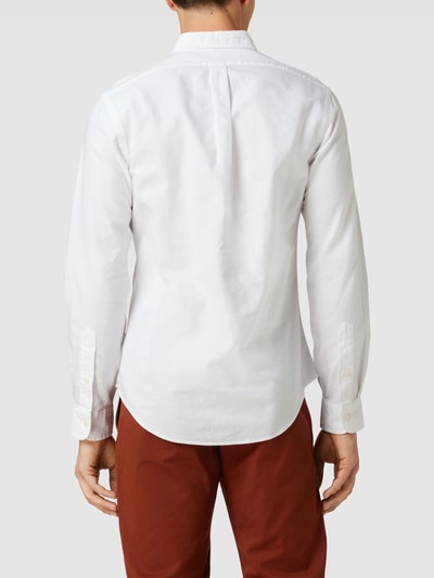 Polo Ralph Lauren Slim Fit Freizeithemd mit Button-Down-Kragen Weiß 5