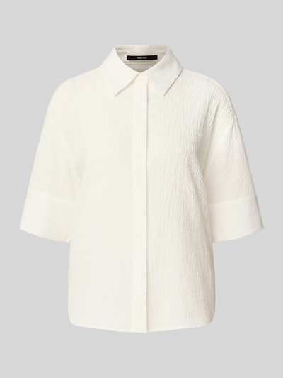 Someday Regular Fit Bluse mit verdeckter Knopfleiste Modell 'Zubliana' Offwhite 2