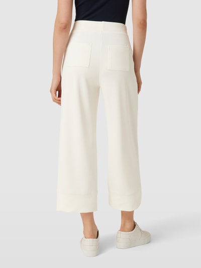 Rich & Royal Stoffen broek met verkorte pasvorm Offwhite - 5