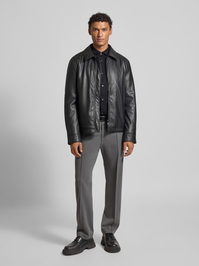 ARMANI EXCHANGE Regular Fit Freizeithemd mit Allover-Logo-Print Black 1