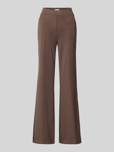 Christian Berg Woman Flared fit stoffen broek van viscosemix Taupe - 2
