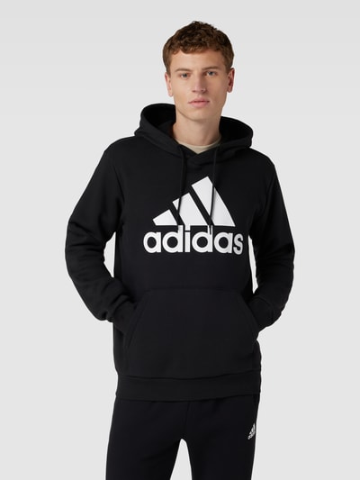 ADIDAS SPORTSWEAR Hoodie mit überschnittenen Schultern Black 4