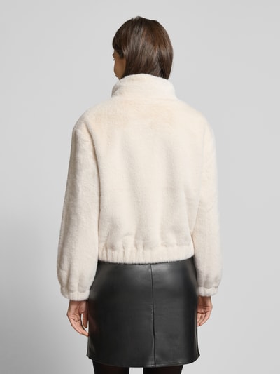 monari Jack van imitatiebont en ritssluiting Zand - 5