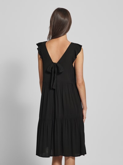 ICHI Sukienka mini z efektem stopniowania model ‘MARRAKECH’ Czarny 5