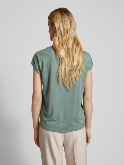 Vero Moda Top mit Rundhalsausschnitt Modell 'LAVA' Dunkelgruen 5