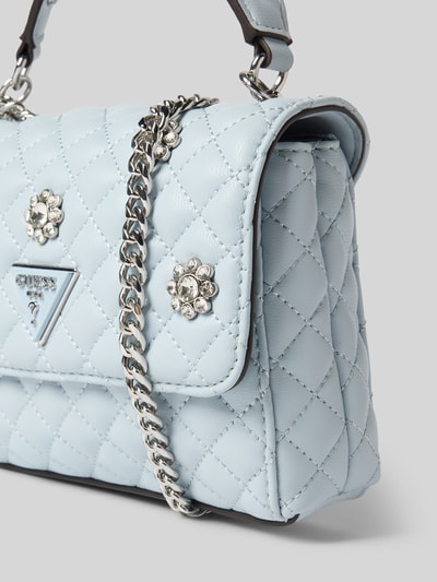 Guess Torebka z pikowaniem model ‘EVERLEE’ Jasnoniebieski 3