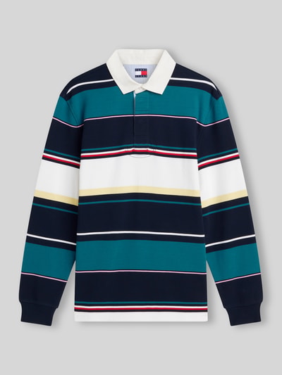 Tommy Jeans Koszulka rugby o kroju regular fit z czystej bawełny Granatowy 2
