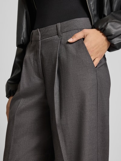 JJXX Wide Fit Stoffhose mit Viskose-Anteil Modell 'Ellis' Hellgrau 3