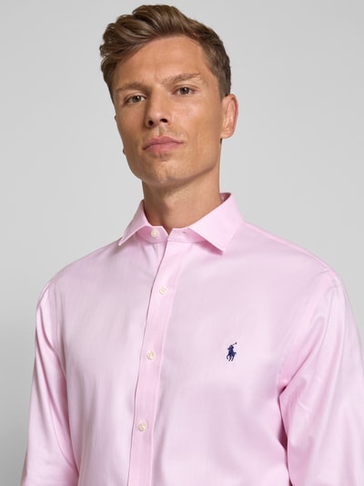 Polo Ralph Lauren Slim Fit Business-Hemd mit Kentkragen Rose 3