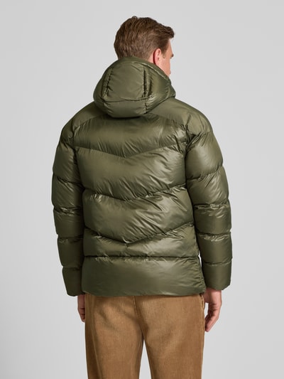 Blauer Usa Gewatteerd jack met labelpatch, model 'CROWN’ Olijfgroen - 5