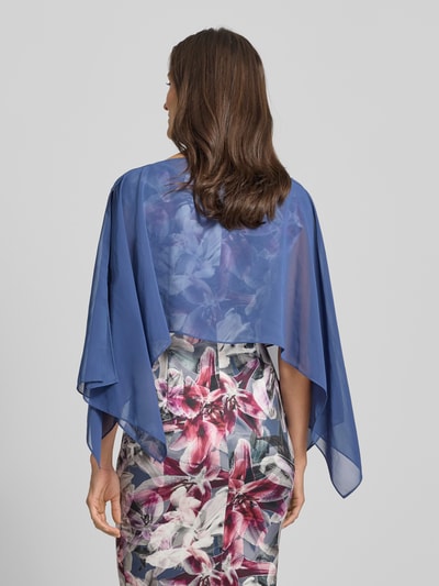 Swing Stola van chiffon Blauw - 5