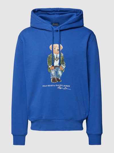 Polo Ralph Lauren Hoodie mit Motiv- und Label-Print Royal 2