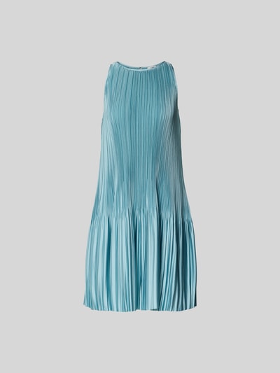 Produktfoto, Knielanges Kleid in Falten-Optik von Joseph in Hellblau mit Rundhalsausschnitt, Gerader Passform, Ärmelloses-Design, strukturierte Falten