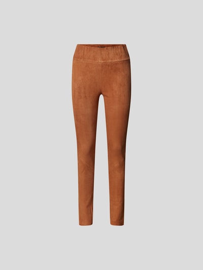 Arma High Waist Lederhose im Slim Fit Camel 2