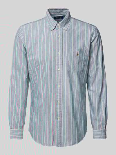 Polo Ralph Lauren Custom Fit Freizeithemd mit Button-Down-Kragen Gruen 2