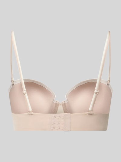 BOSS bh met afneembare bandjes en logodetail model 'STRAPLESS_B.MIRAGE' Beige - 3