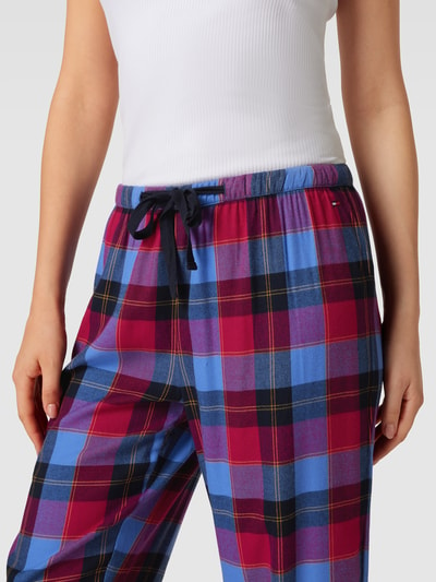 TOMMY HILFIGER Pyjama-Hose mit Allover-Muster Bordeaux 3