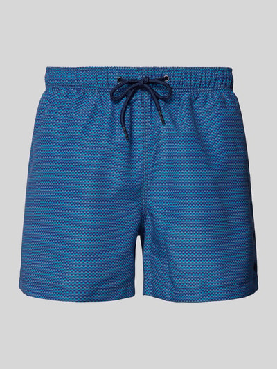 MCNEAL Badehose mit Allover-Muster Metallic Blue 1