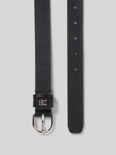 Tommy Hilfiger Pasek z naturalnej skóry bydlęcej Czarny 3