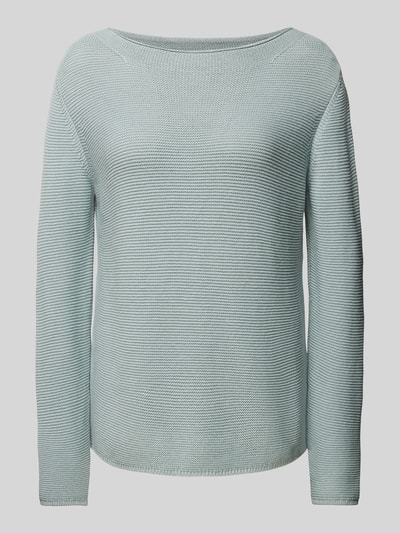 Marc O'Polo Regular fit gebreide pullover van katoen Mintgroen - 2