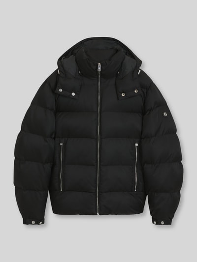 BOSS Regular Fit Daunenjacke mit abnehmbarer Kapuze Black 2