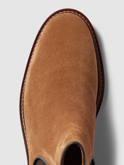 Gant Chelsea Boots mit Gummieinsätzen Modell 'Akron' Cognac 4