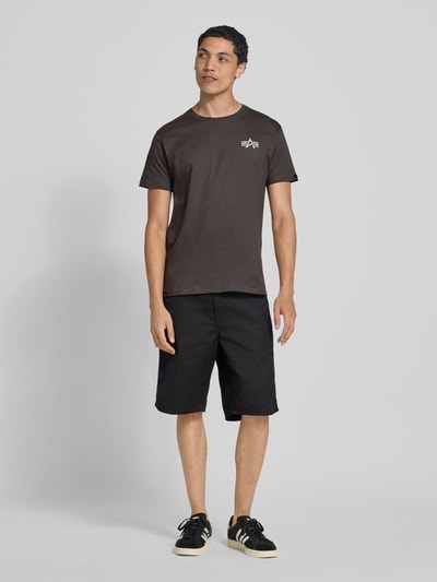 Alpha Industries T-shirt z nadrukiem z logo Antracytowy 1