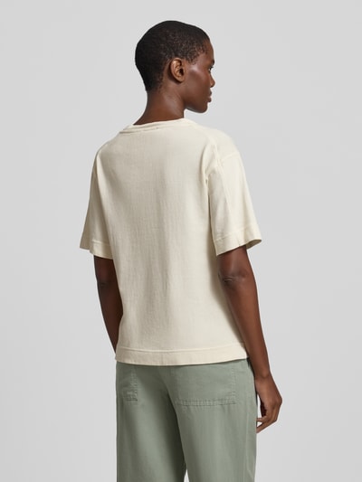 Marc O'Polo Regular Fit Strick-Shirt aus reiner Baumwolle Stein 5