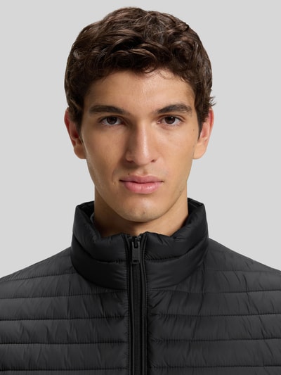 BOSS Orange Slim Fit Steppjacke mit Label-Patch Modell 'ODEN2' Black 3